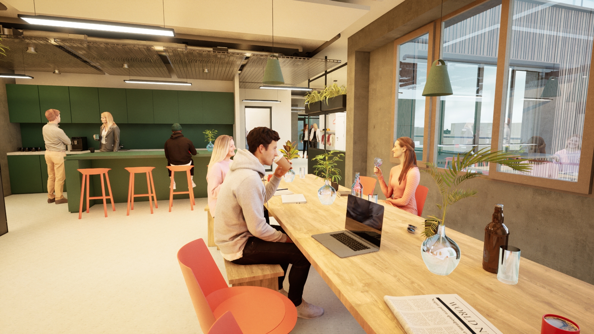 Networken im Hybrick Café