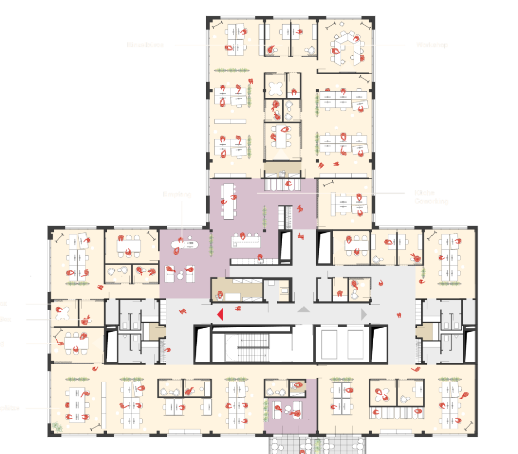 Grundriss Use Case <br />
Labor/Büro  